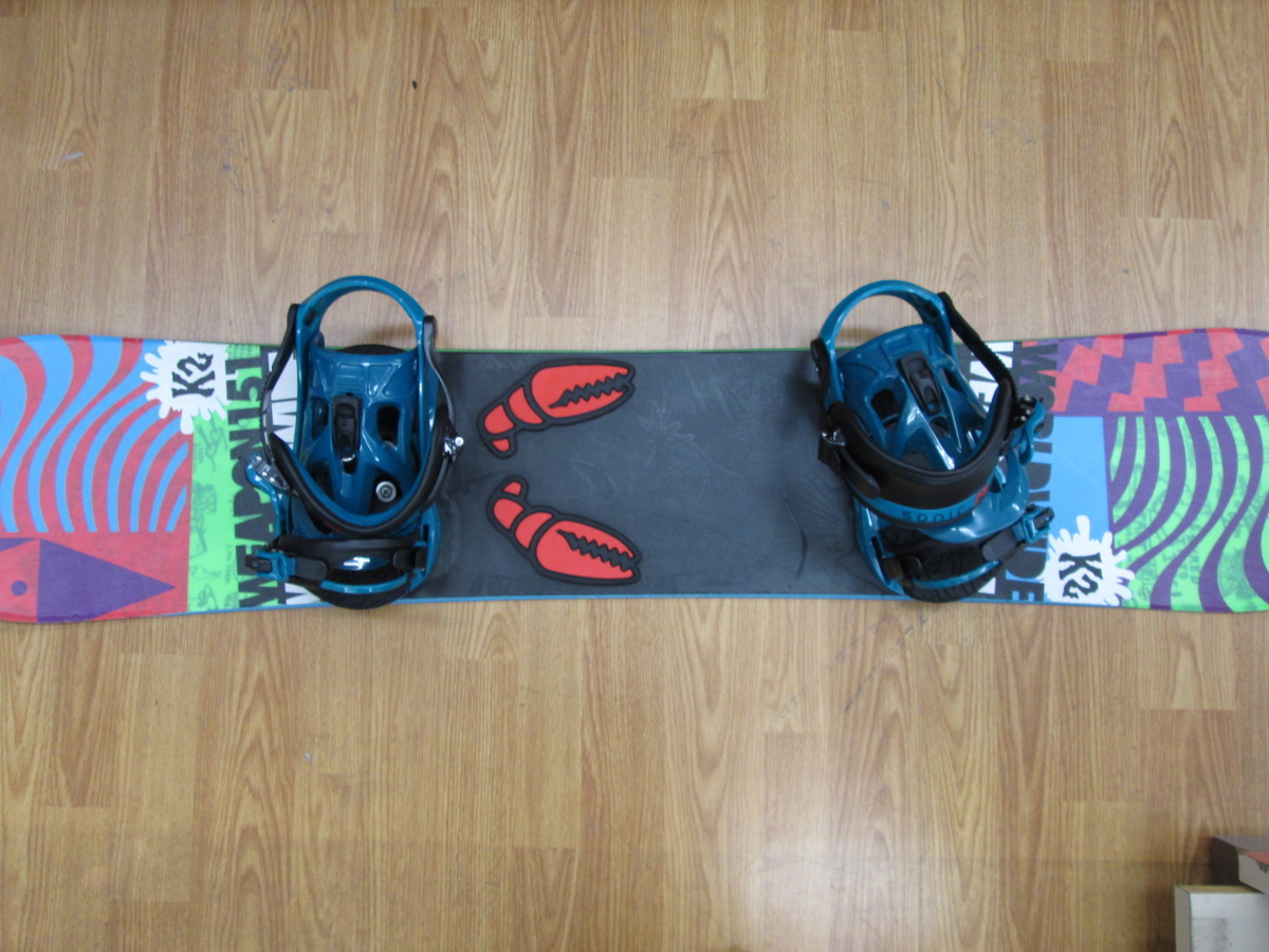 ☆中古品☆スノーボード K2 SONIC ビンディング付 長さ 約150cm【他商品と