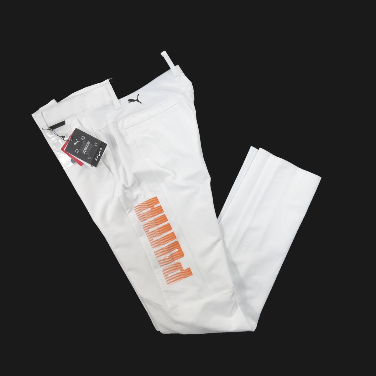 【セール，大得価】 PUMA GOLF 春夏 4WAYストレッチ ボールクリーナー付 ジェネラル テーパード パンツ M ホワイト プーマ ゴルフ パンツ J452(78cm～)｜売買されたオークション情報、yahooの商品情報をアーカイブ公開 - パンツ、スラックス