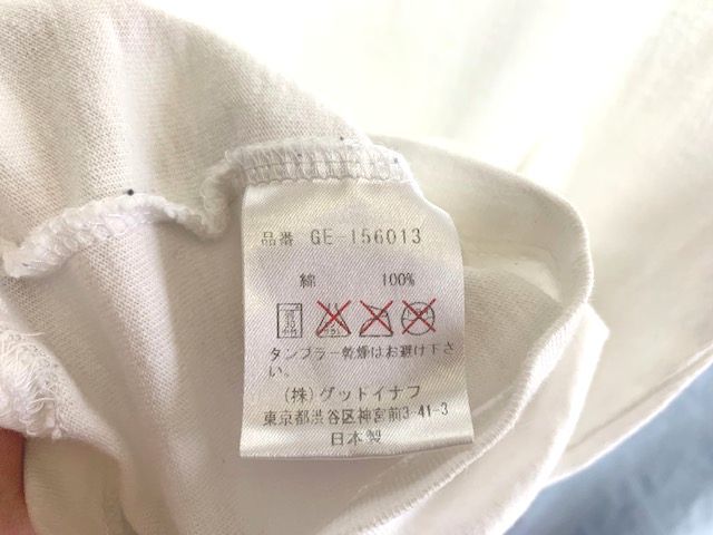 ☆美品 GOODENOUGH グッドイナフ GE ロゴワッペン 7分袖ラグラン 