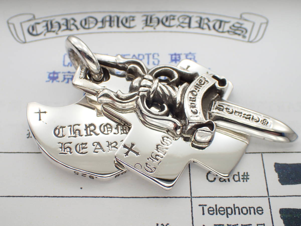 正規品 クロムハーツ 3トリンケッツペンダントトップ 21.9ｇ(ペンダントトップ、チャーム)｜売買されたオークション情報、yahooの商品情報をアーカイブ公開 - オークファン ペンダントトップ、チャーム