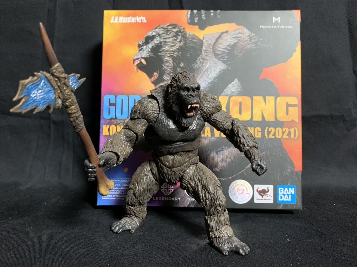 新作，お買い得 開封済み MonsterArts モンスターアーツ KONG コング ゴジラVSコングバンダイ ゴジラ GODZILLA(ゴジラ)｜売買されたオークション情報、yahooの商品情報をアーカイブ公開 - オークファン ゴジラ