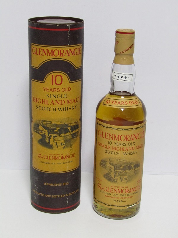 古酒 未開栓 GLENMORANGIE グレンモーレンジ 10年 シングル ハイランド