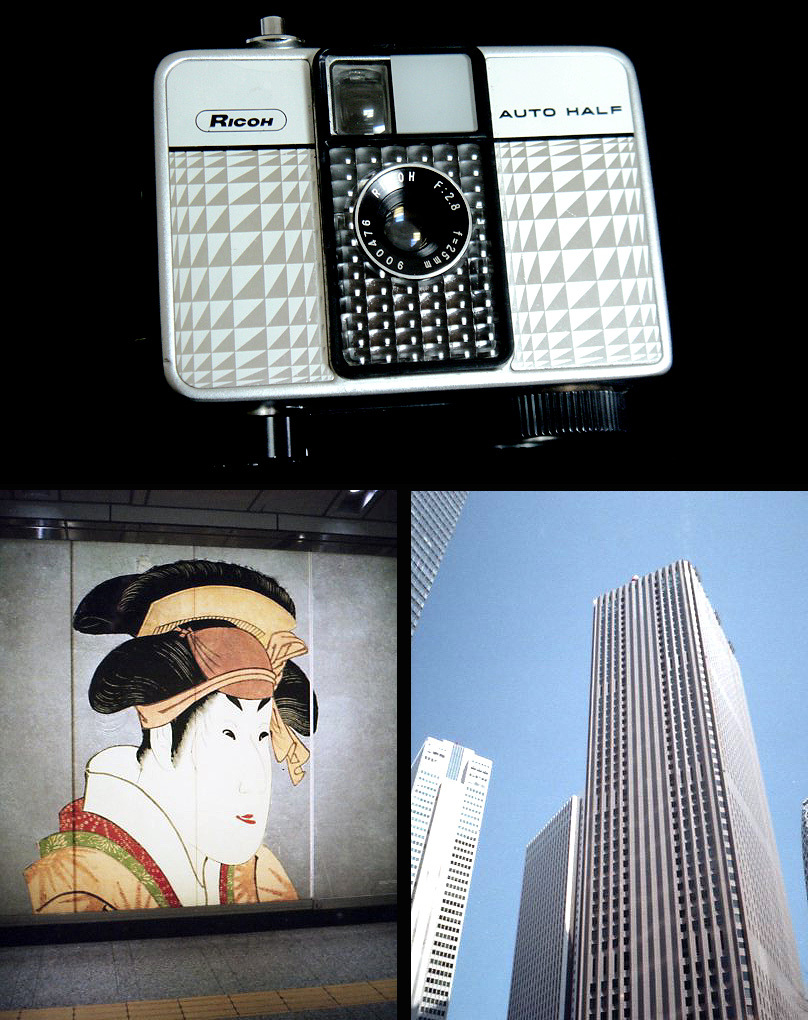 900476 試写済 リコー オートハーフ E ミラー 昭和レトロ ricoh