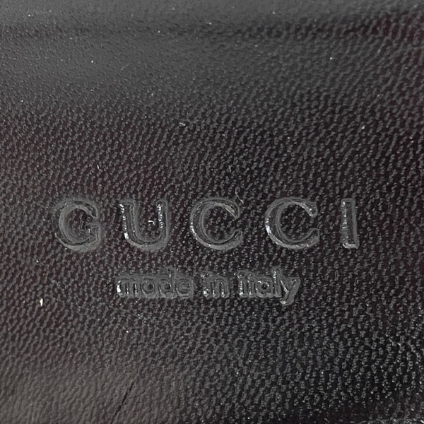 グッチ GUCCI ミュール 36 1/2C - レザー×金属素材×化学繊維 黒
