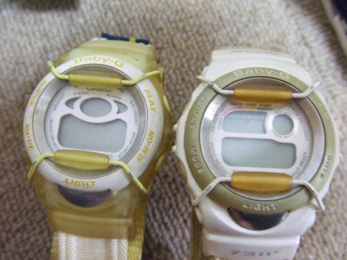 【値下げしました】全てBaby-G腕時計まとめ売り【ジャンク】21個 W755 CASIO/カシオ Baby-G G-cool 腕時計 まとめて ジャンク 12本