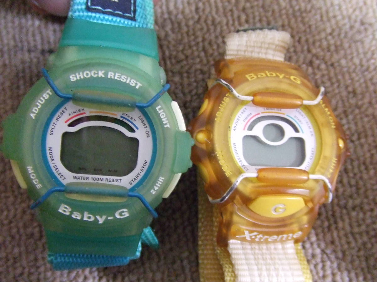 【値下げしました】全てBaby-G腕時計まとめ売り【ジャンク】21個 W755 CASIO/カシオ Baby-G G-cool 腕時計 まとめて ジャンク 12本