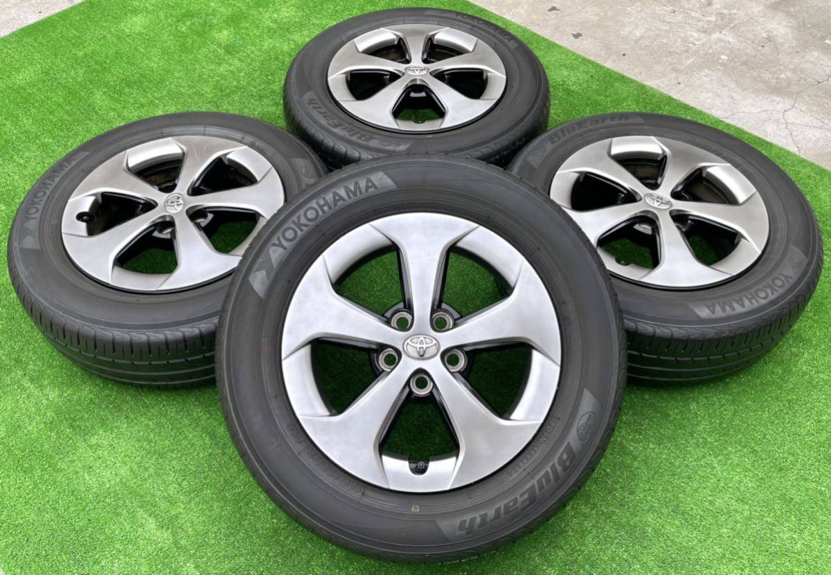 トヨタ プリウス純正 15インチ アルミホイール☆ YOKOHAMA 195/65R15 4
