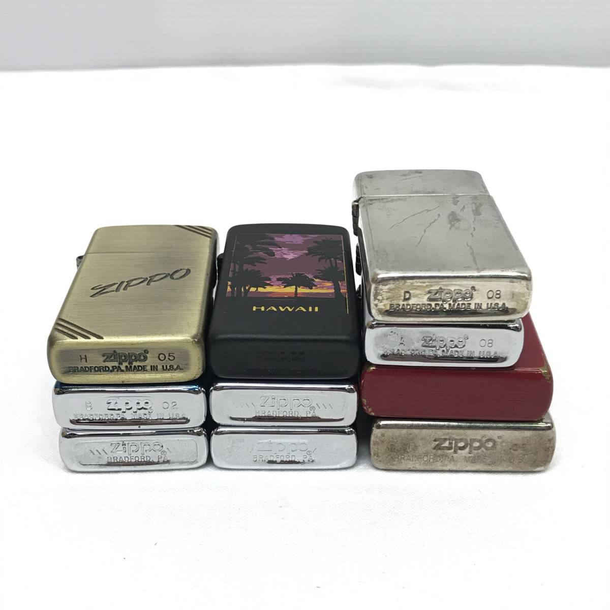 F994 1円~ スリムジッポ ジッポ― ライター 10点セット まとめ F994 1円~ スリムジッポ ジッポ― ライター 10点セット まとめ