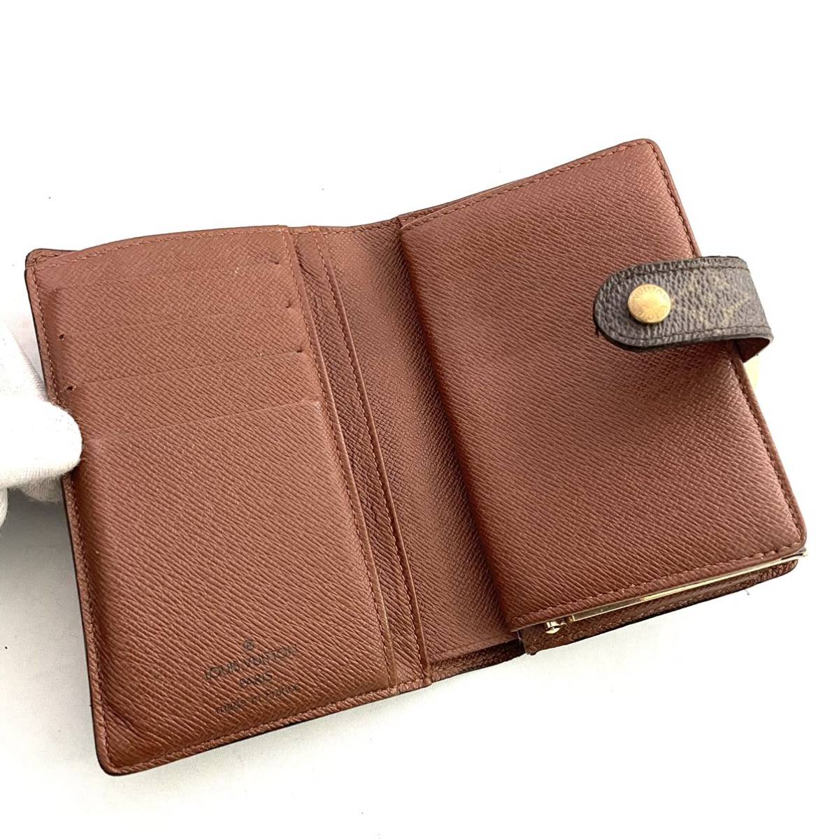 ★大人気★ ルイヴィトン Louis Vuitton モノグラム ポルトモネ ヴィエノワ がま口財布 美品 1円 M61663 定価約7万 コンパクトウォレット | 長財布 VUITTON) ビトン バッグ 通販・人気