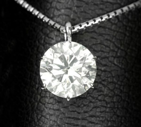 HOT，本物保証 圧巻の輝き 一粒 ダイヤモンド ネックレス 大粒 最大1.0ct PT900 プラチナ製品 国内生産 32 4 70(プラチナ)｜売買されたオークション情報、yahooの商品情報をアーカイブ公開 - オークファン プラチナ