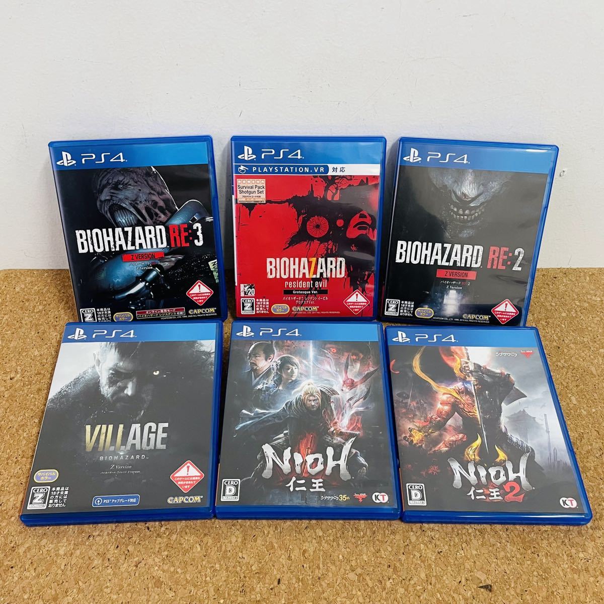 PS4 ソフト バイオハザード 仁王 i7882 60サイズ発送 : PS4 Z