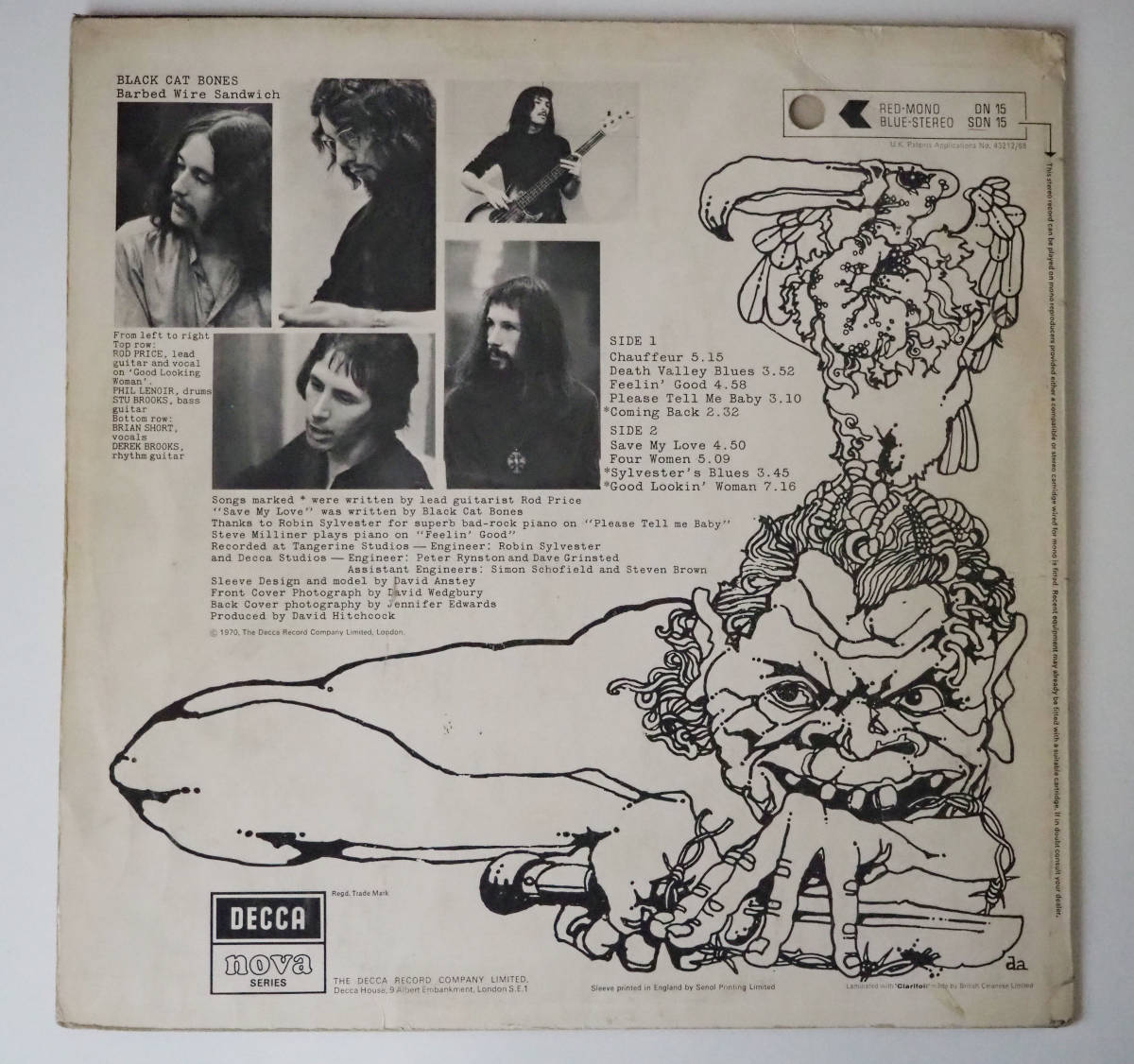 Wire Black Cat Bones Sandwich Barbed BLACK CAT CD – BONES by wire