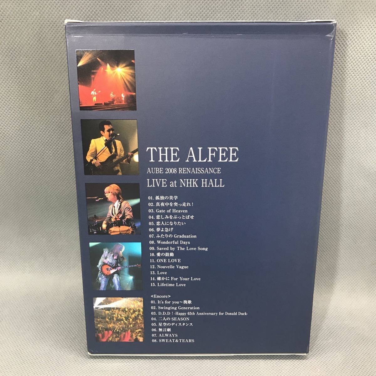 1円スタート】 THE ALFEE AUBE 2008 RENAISSANCE LIVE at NHK HALL