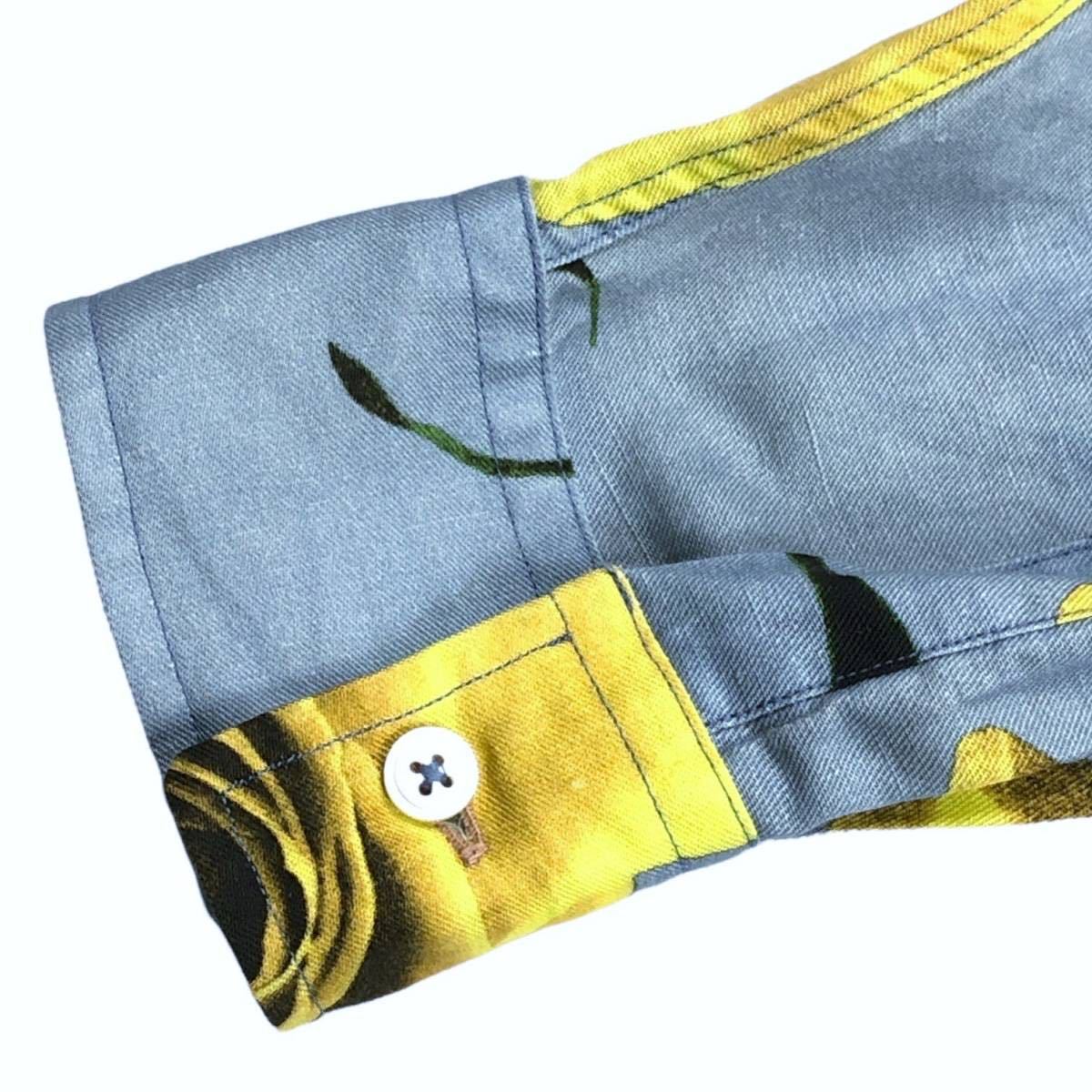 21ss Paul Smith ポールスミス 長袖 シャツ Monarch Rose ローズ 薔薇 