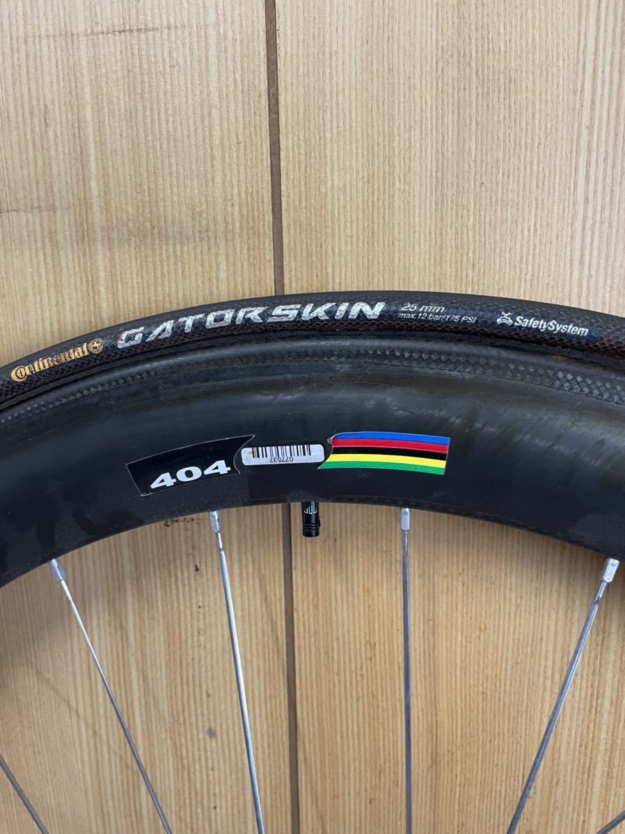ZIPP 404 チューブラー シマノ10s 後輪 ZIPP「ジップ」 404