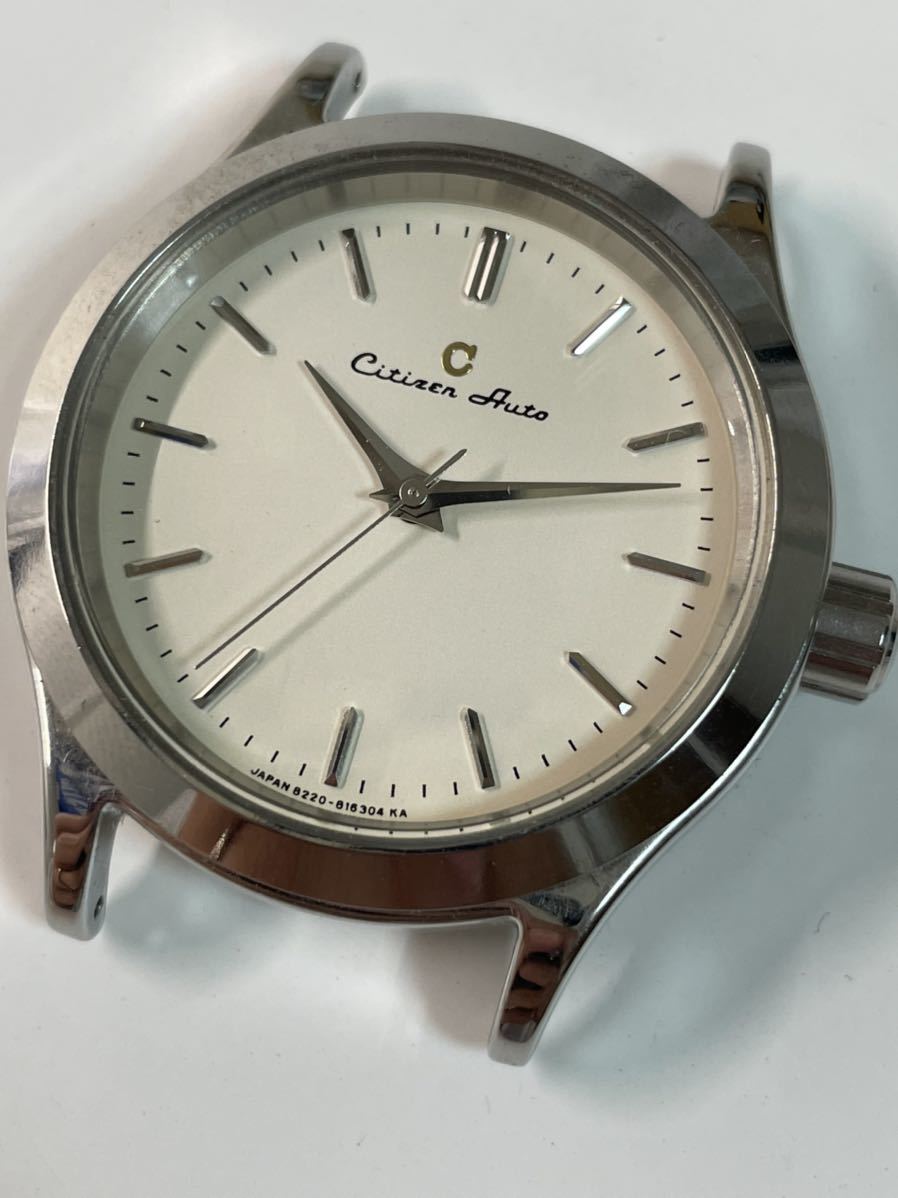 【全国無料，本物保証】 CITIZEN シチズン オート 8220-816304KA ホワイト系 文字盤 AT 自動巻き メンズ腕時計 フェイスのみ(その他)｜売買されたオークション情報、yahooの商品情報をアーカイブ公開 - オークファン その他