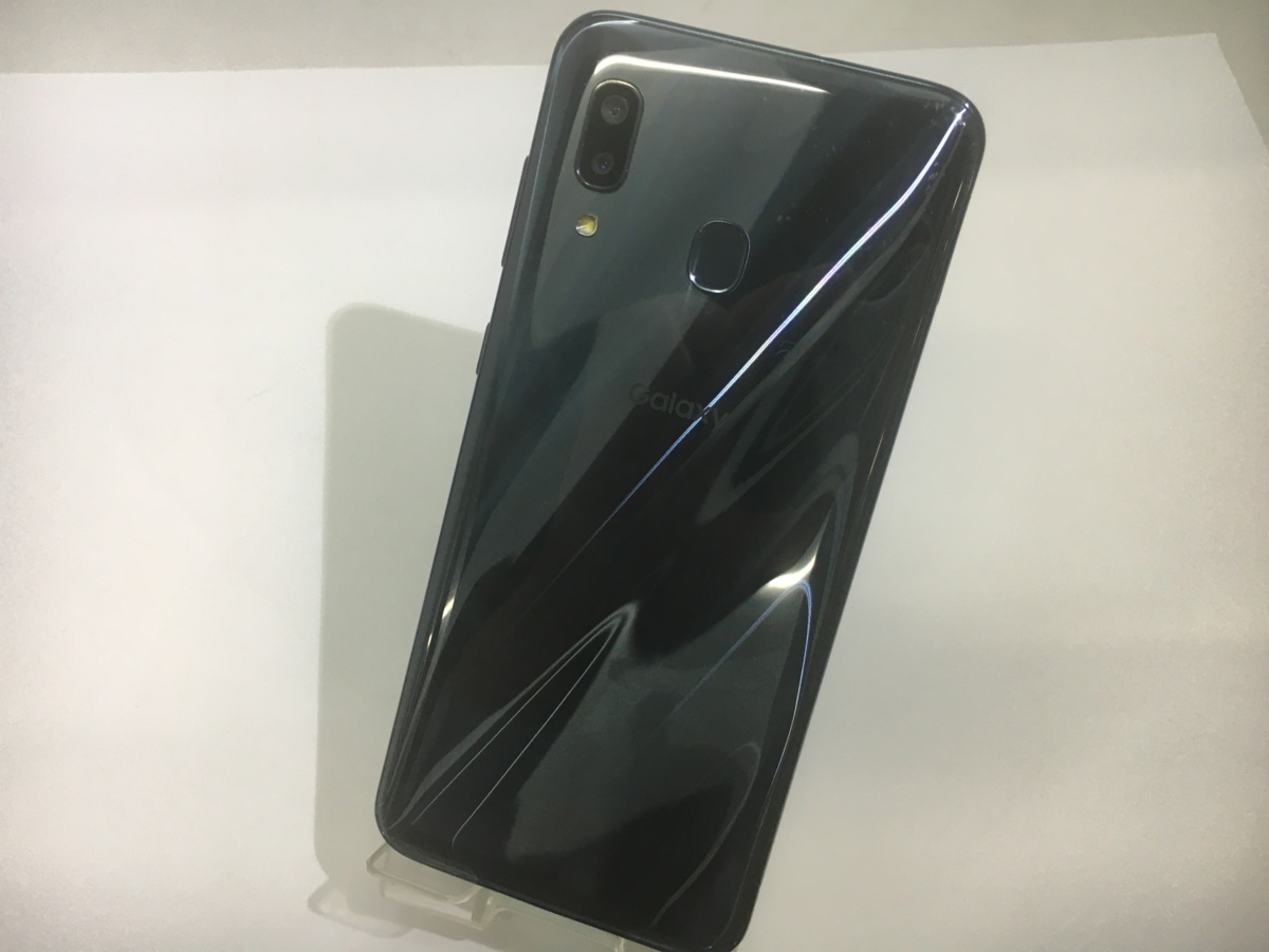 SIMロック解除済♪】GALAXY A30 SCV43 au ブラック [San] 【公式通販】