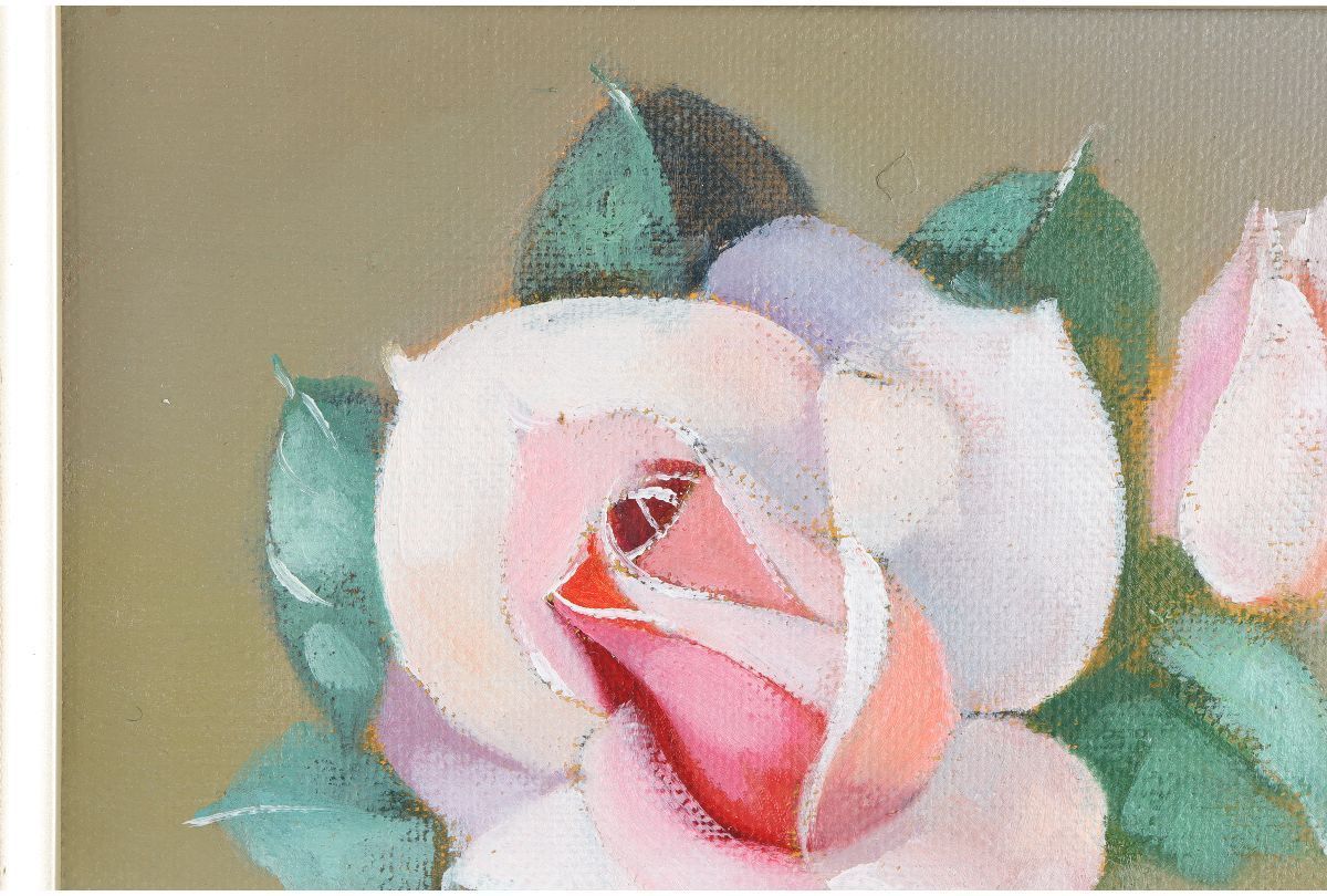 油絵バラ中山扇