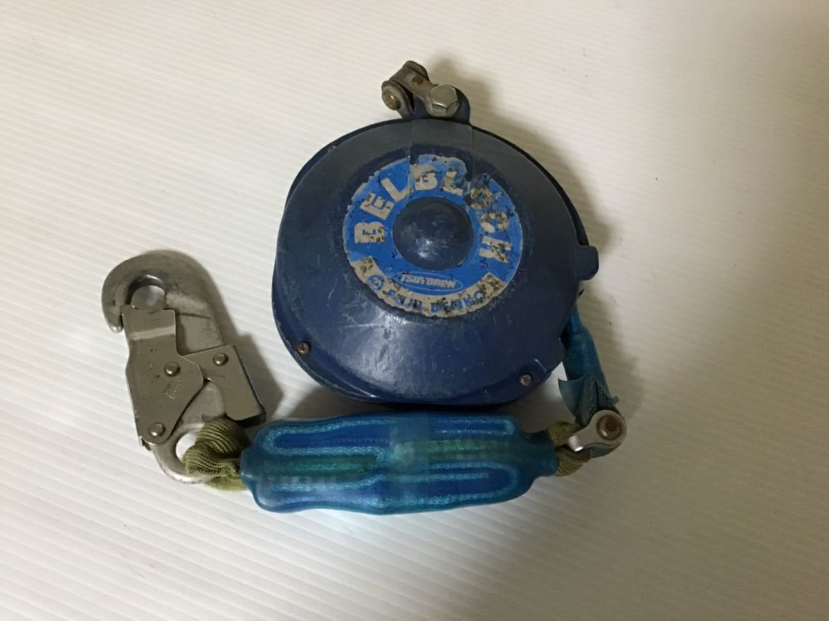 送料無料，新品 藤井電工 ベルブロック 6M ツヨロン BB-L60 ショックアブソーバ付 墜落防止装置 高所工事現場 作業用 工具 T1(安全帯)｜売買されたオークション情報、yahooの商品情報をアーカイブ公開 - オーク 安全帯