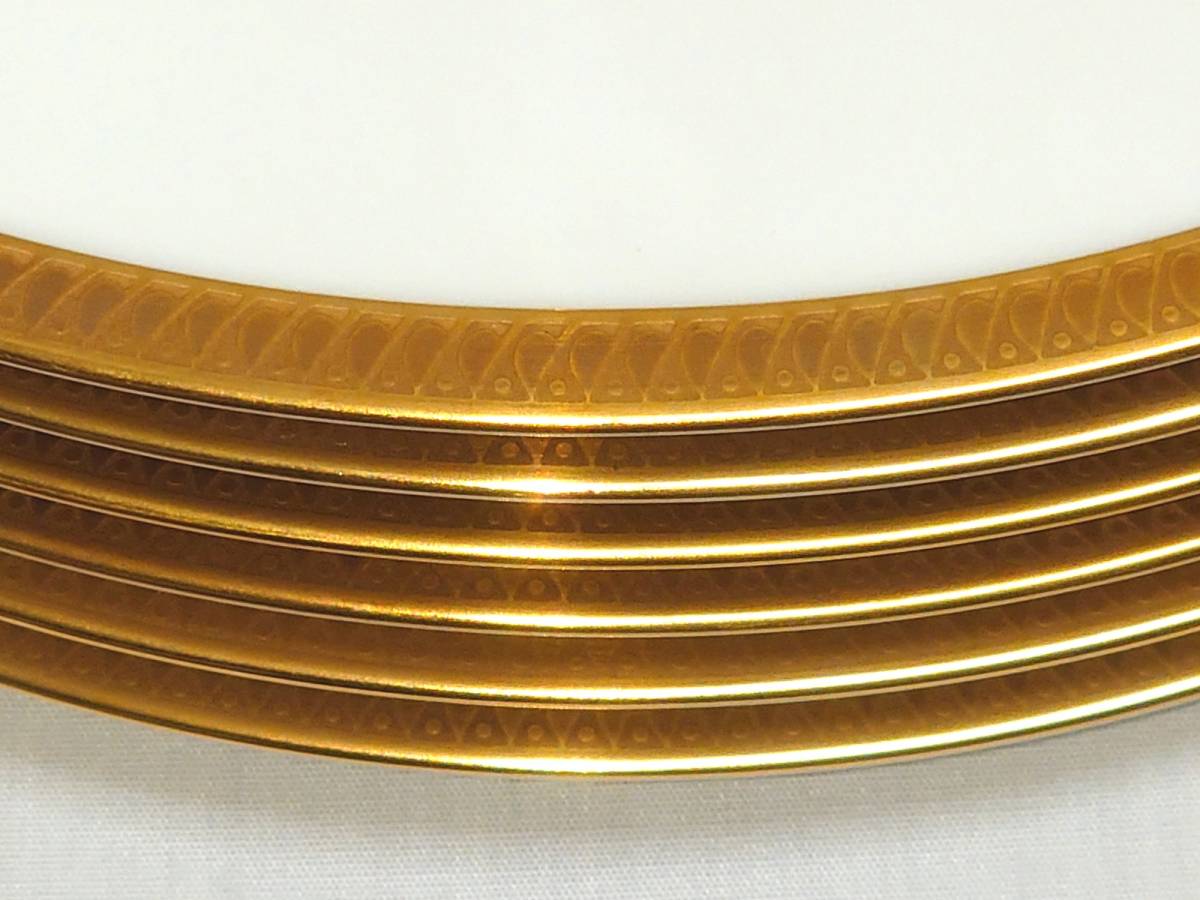 再値下げ大倉陶園 瑠璃片葉金蝕 ミート皿 26cm