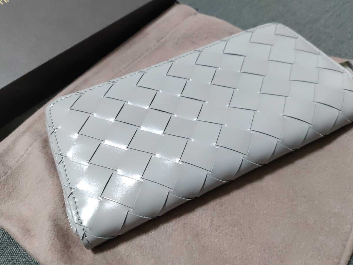 ❷美品　ボッテガ ヴェネタ 長財布　グレー 1円〜新品未使用品!大人気BOTTEGA VENETA ボッテガヴェネタ 長財布