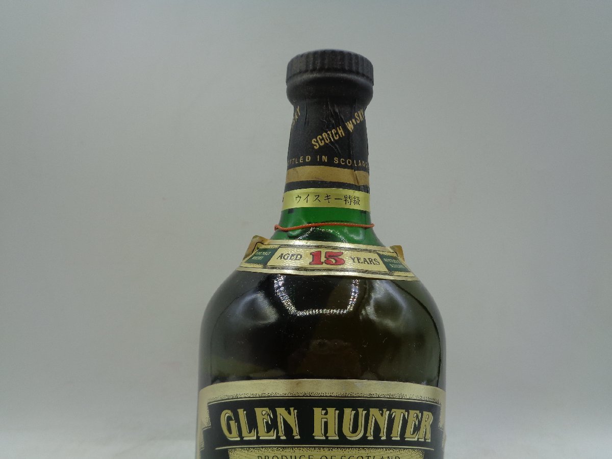 グレンハンター ピュアモルト HUNTER 15年 GLEN - 750ml Yahoo