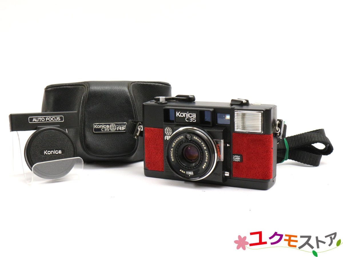 TS22 ジャンク コニカ C35 AF ジャスピンコニカ 38mm F2.8 C35 AF ジャスピンコニカ ❁完動品❁KONICA ケース付き♪ テレビ