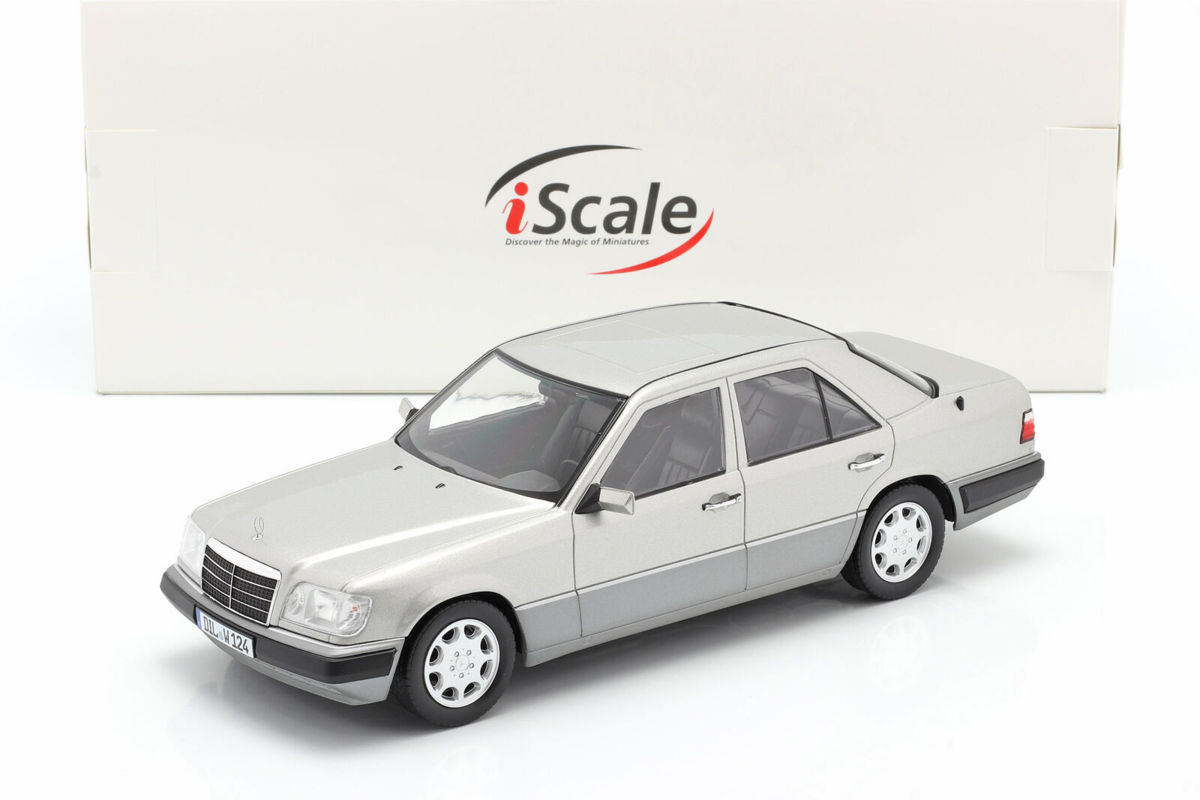  iScale 1/18 Mercedes Benz E class W124 year 1989 astral silver メルセデス ベンツ(レーシングカー)｜売買されたオークション情報、yahooの商品情報をアーカイブ公開 - オークファン レーシングカー
