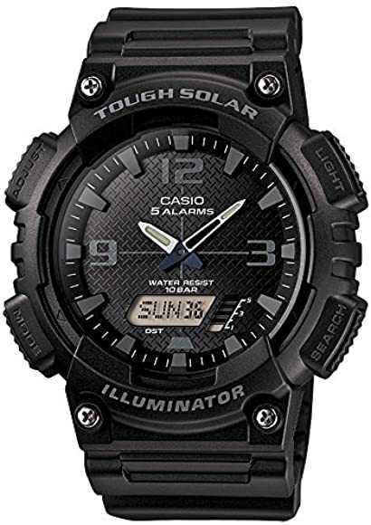 ソーラー 太陽電池 CASIO カシオ ブラック 黒 メンズ オシャレ お買得