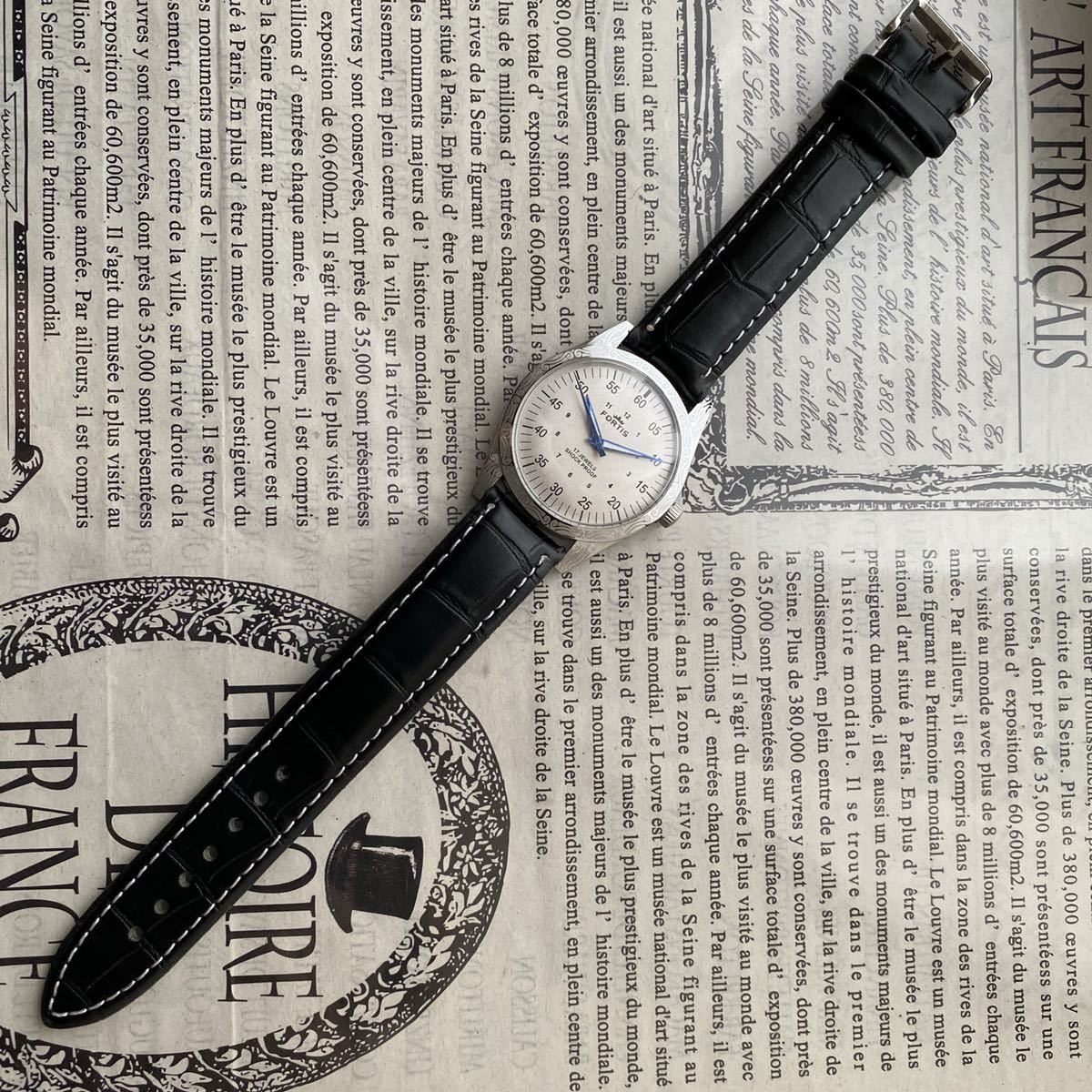激レア】美品 フォルティス FORTIS メンズ 機械式 腕時計 手巻き 