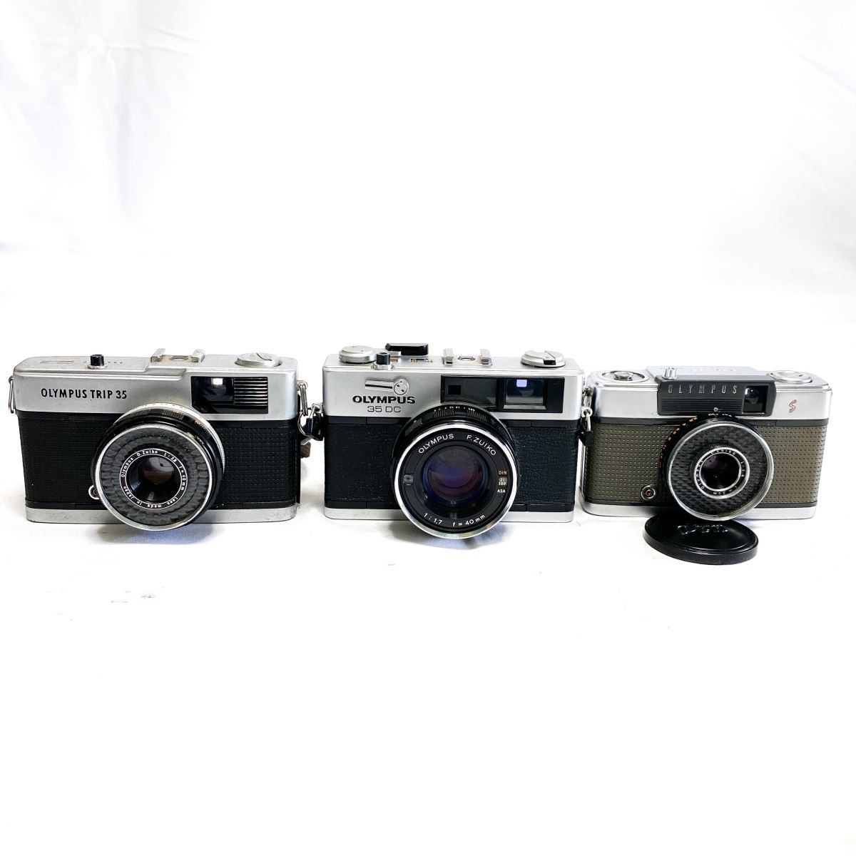 【新品，SALE】 完動品 3台 OLYMPUS TRIP D.Zuiko F2.8 40mm 35 DC F.Zuiko F1.7 PEN-EE 3cm 30mm オリンパス コンパクトフィルムカメラ ハーフ C2036(コンパクトカメラ)｜売買されたオークション情報、yahooの商品情報をアーカイ コンパクトカメラ