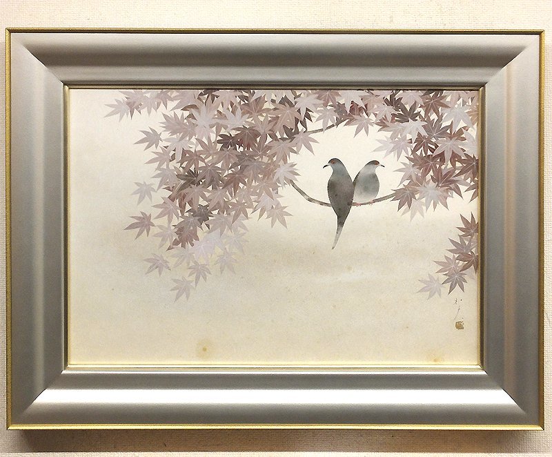  GLC 加倉井和夫 觀 企業旧蔵 日本画20号共シール 芸術院会員 日展常務理事(花鳥、鳥獣)｜売買されたオークション情報、yahooの商品情報をアーカイブ公開 - オークファン 花鳥、鳥獣