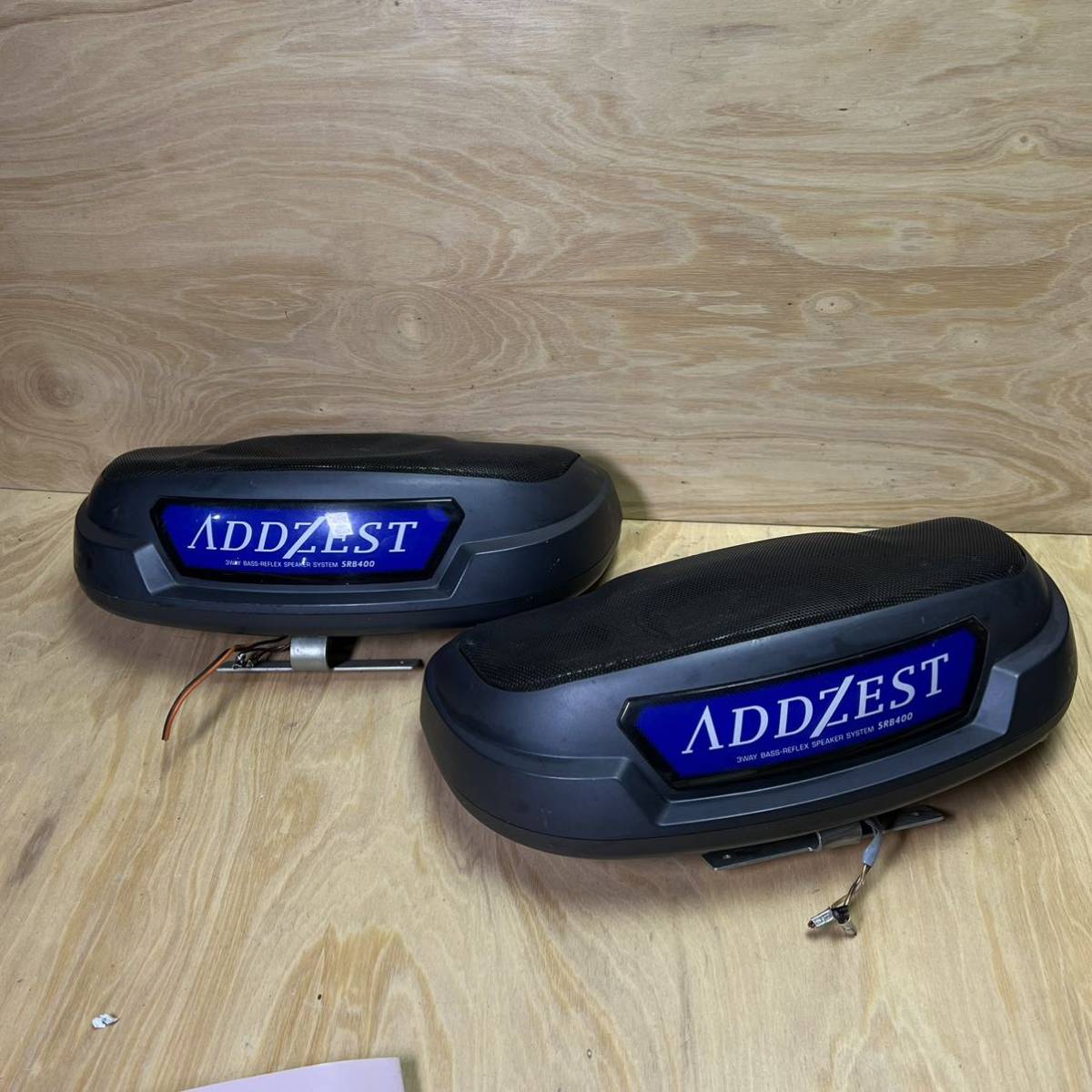 ADDZEST アゼスト 3WAY スピーカー 据置型 SRB400 当時物 旧車 (据置
