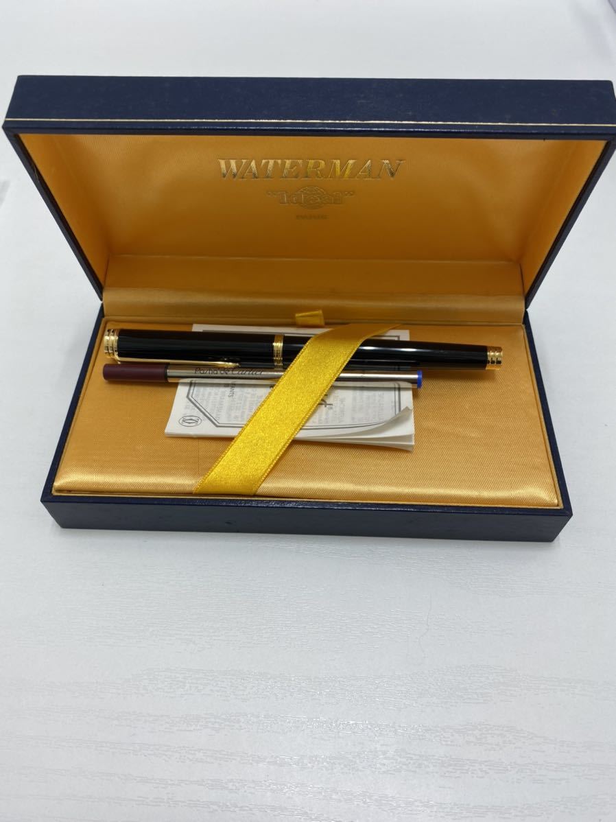 万年筆 IDEAL WATERMAN ウォーターマン 18K ペン先 Waterman PARIS 黒