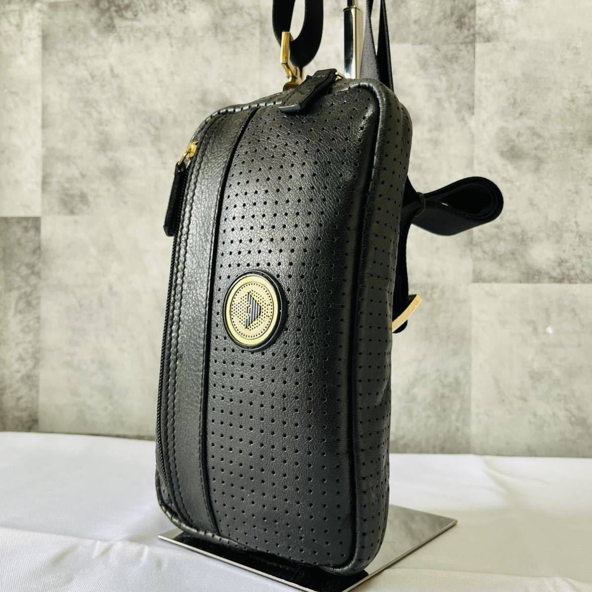 アルマーニ パンチング レザー エンポリ（1円《美品》EMPORIO ARMANI 