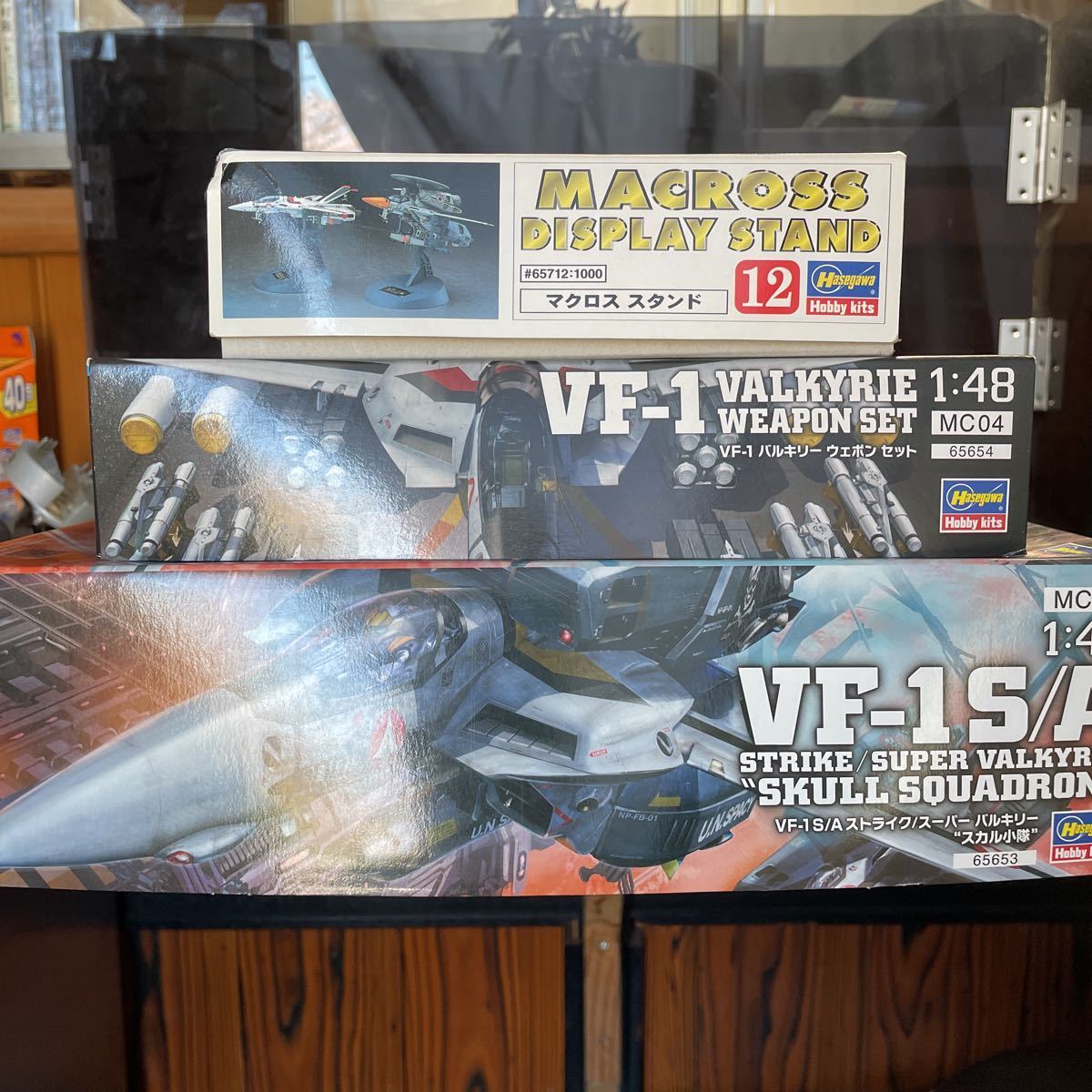 VF-1S/A ストライク/スーパー バルキリー “スカル小隊” ウェポンセット VF-1S/A ストライク/スーパー バルキリー “スカル小隊” コレクション