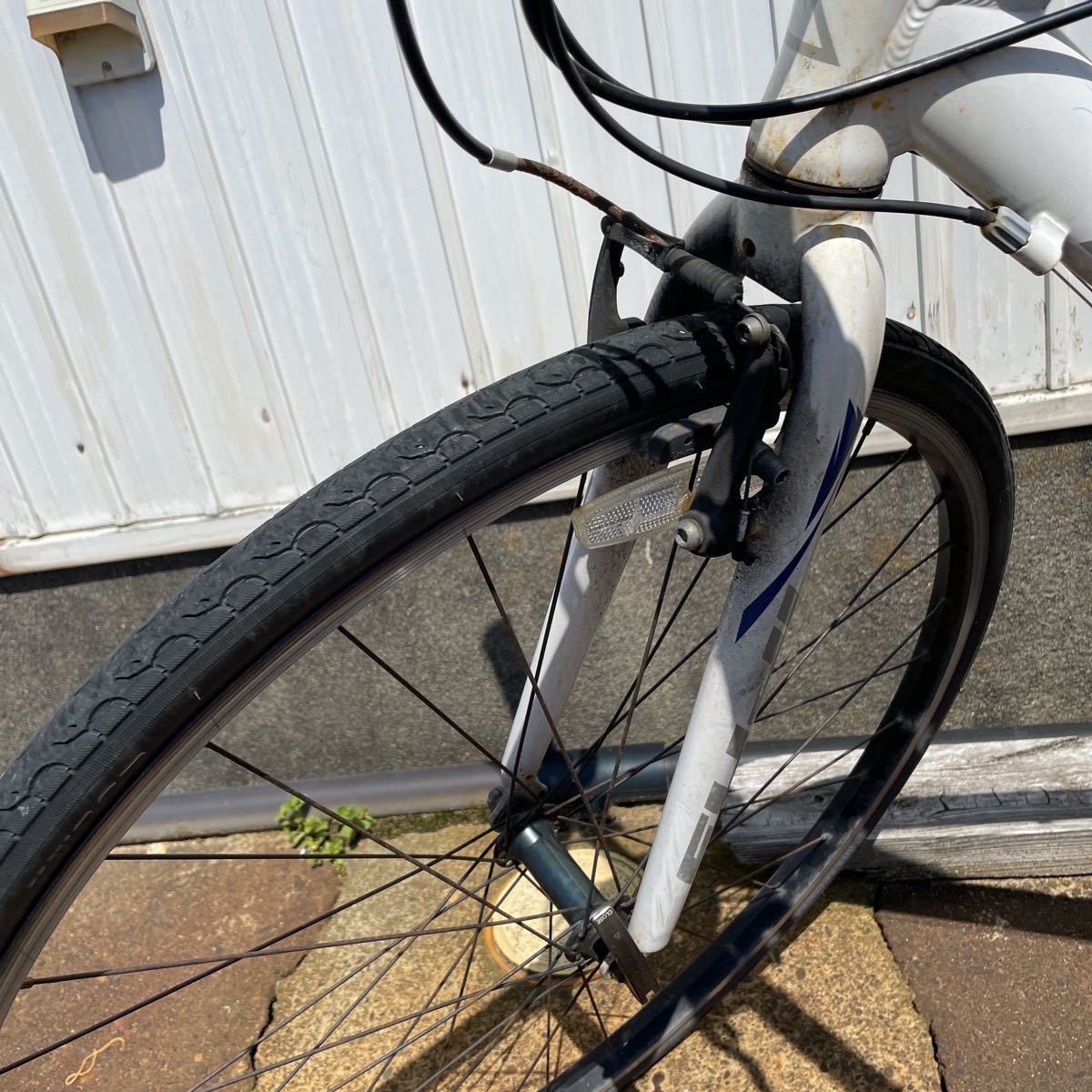 ○JD fuji（フジ）sparrow（スロウパロウ）3x8/24段 クロスバイク中古 