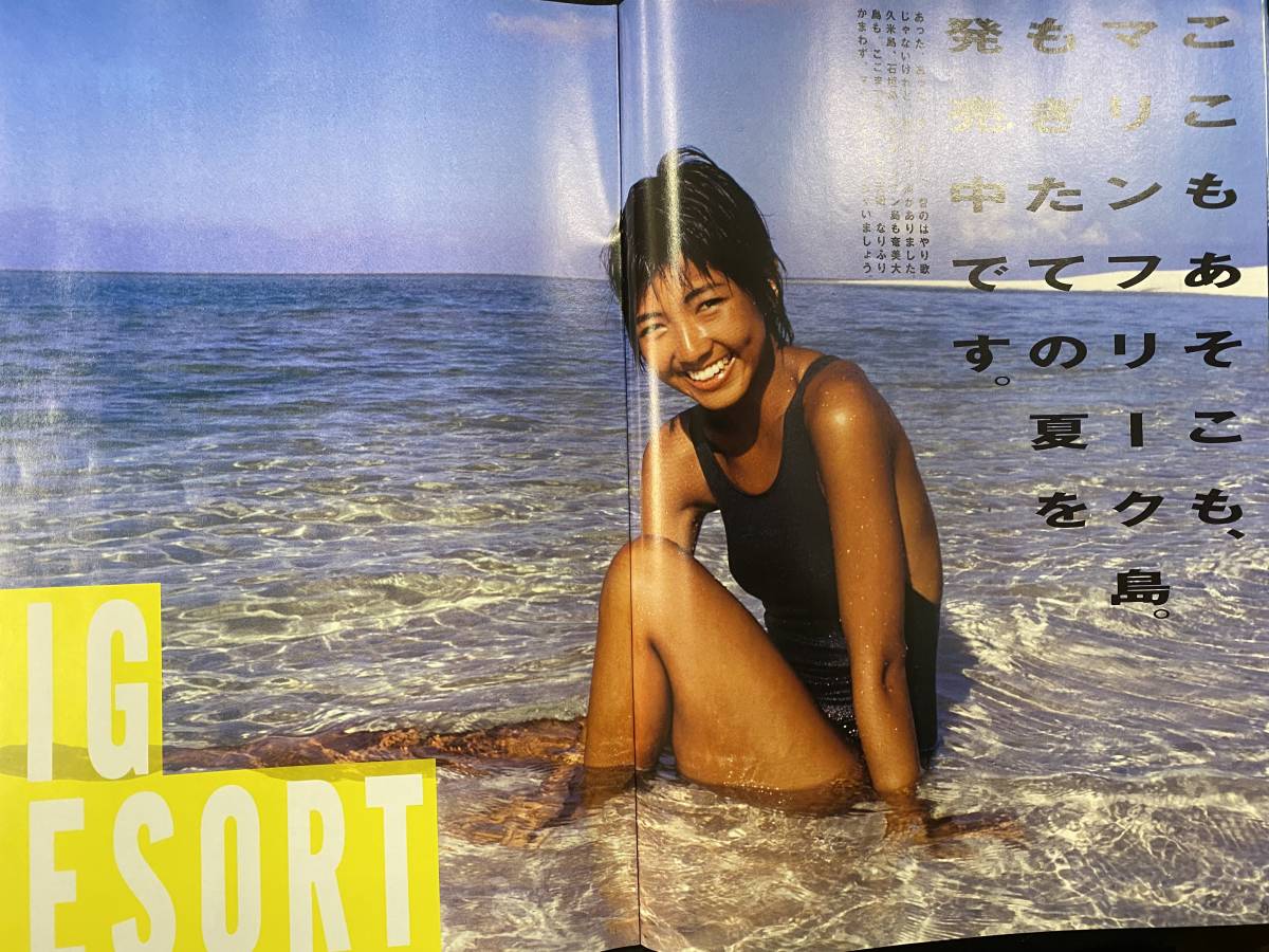 松本孝美『全日空BIG RESORT』 ポスター ANA　B0特大サイズ　当時物 204 松本孝美 全日空 沖縄 BIG RESORT ポスター ANA B1サイズ 当時物