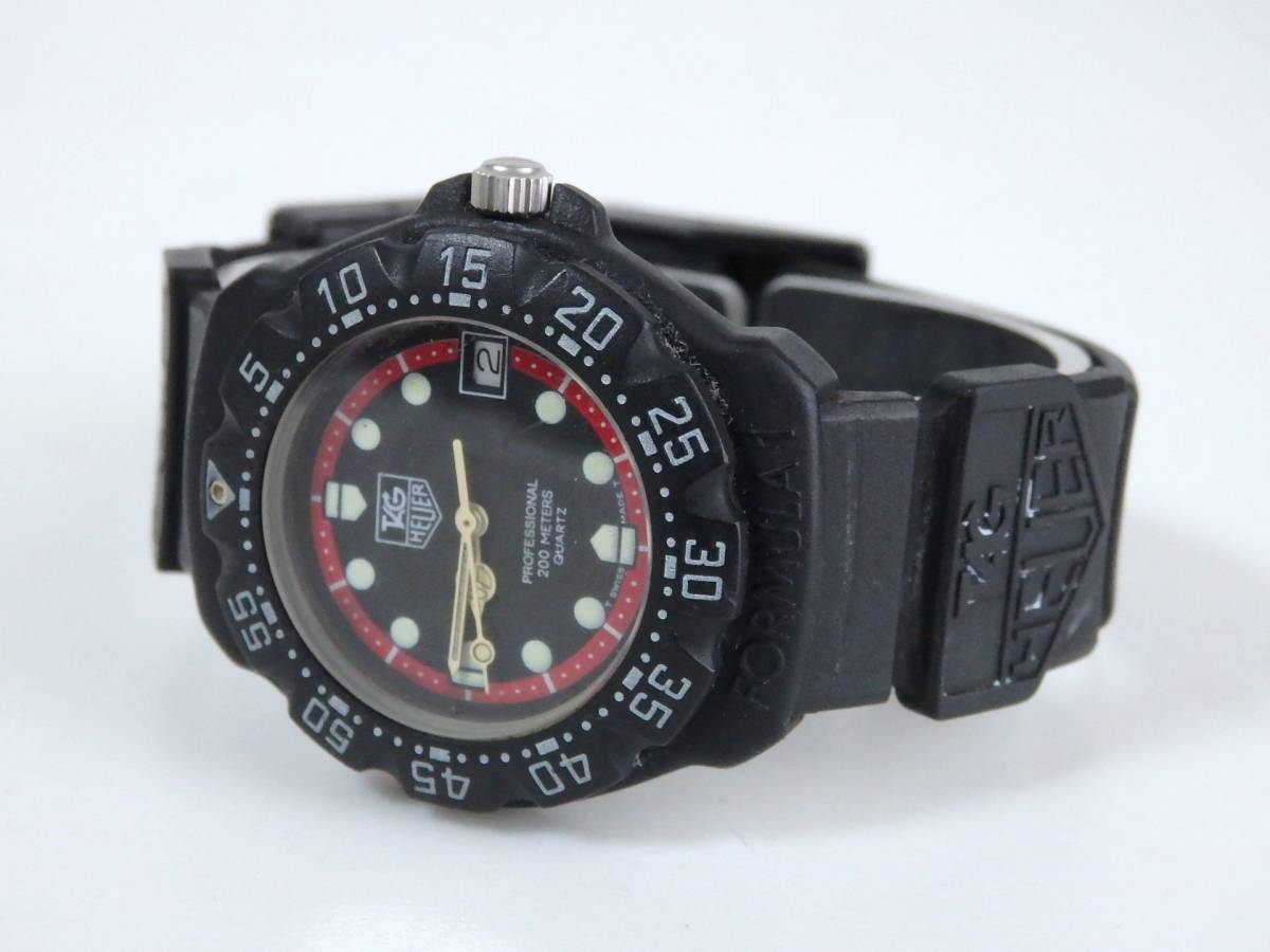 フォーミュラ1 タグホイヤー TAG HEUER 383.513⁄1 本物 ブラック文字盤 