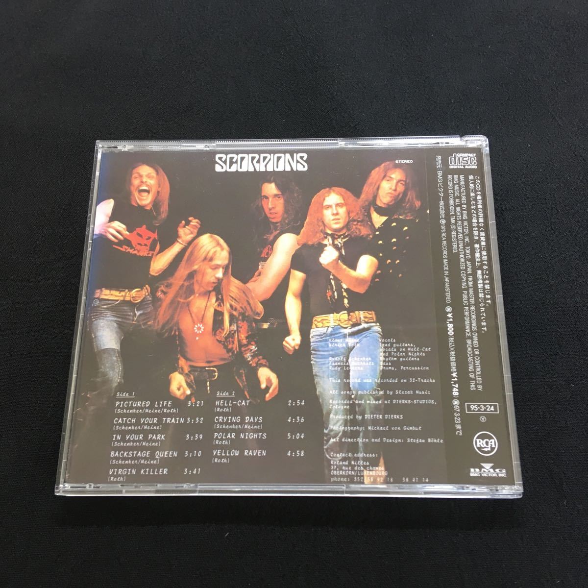 スコーピオンズ 狂熱の蠍団 ヴァージン キラー】BVCP-7375 SCORPIONS 