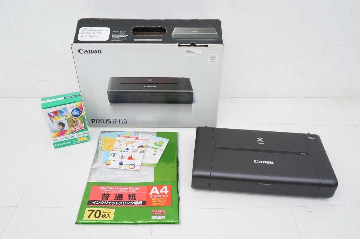Canon PIXUS iP110 Wi-Fi搭載 モバイルプリンター(A4プリンタ)｜売買 