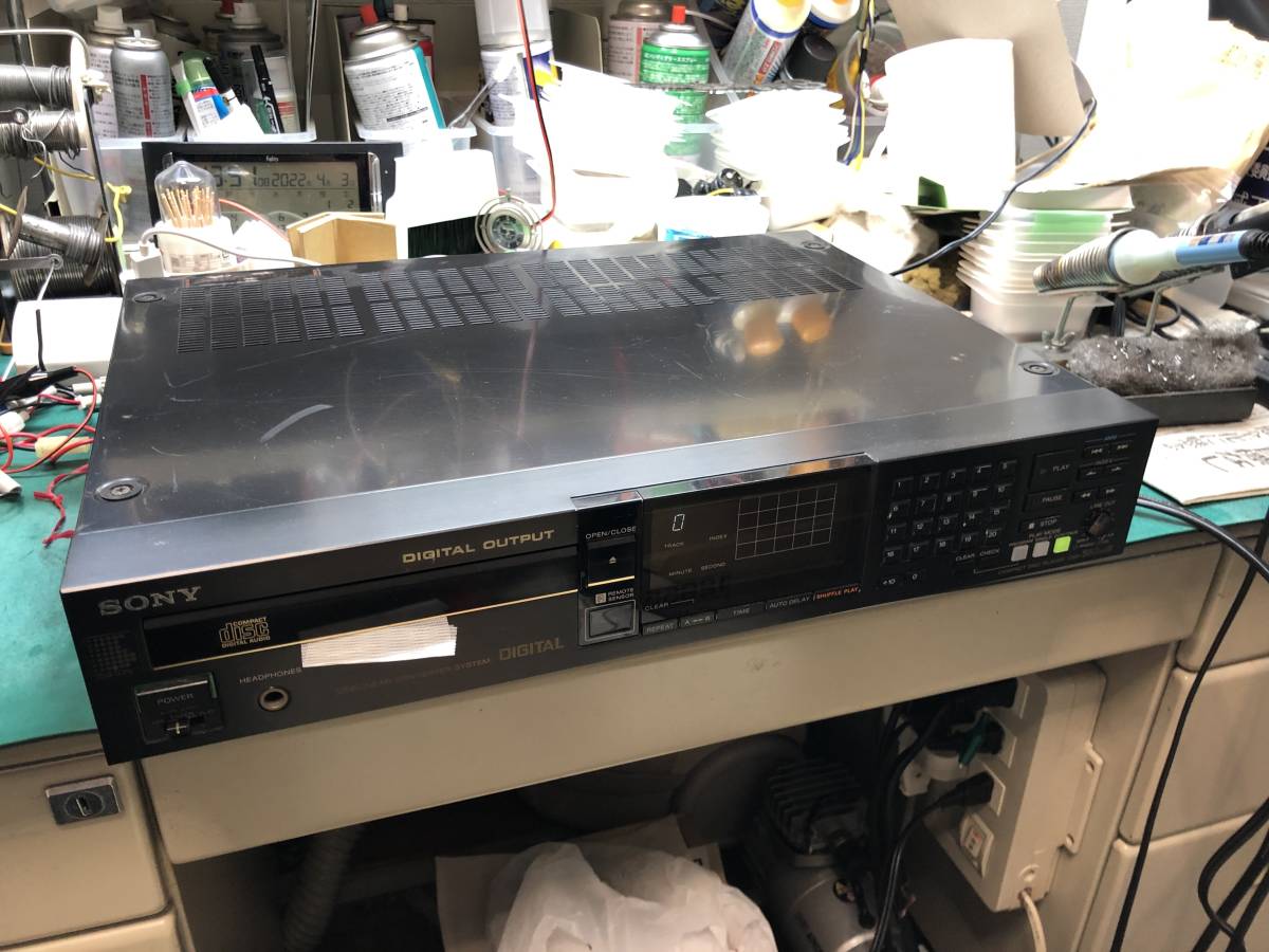 ジャンクSONY CDP-553ESD CDプレーヤー ソニー