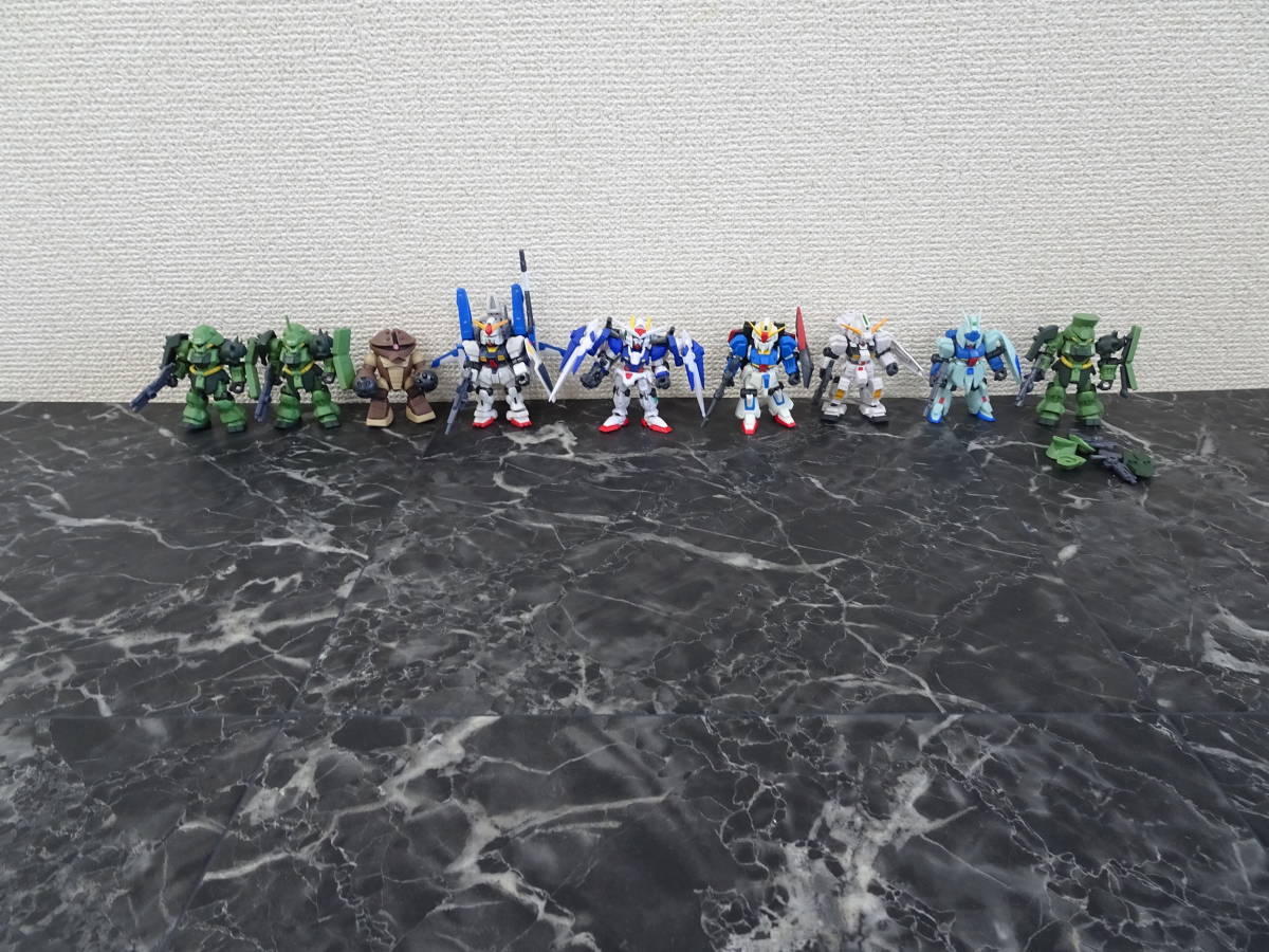 バンダイ】ガンダムモビルスーツアンサンブル まとめセット ダブルオー 