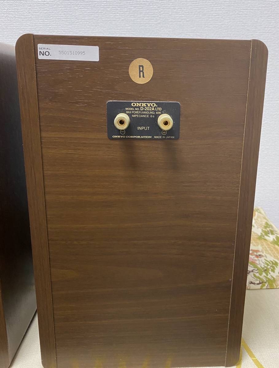 ONKYO オンキョー D-202A スピーカー コンポ 稼働品 ONKYO D-202A スピーカー ペアスピーカー Onkyo MD-111M
