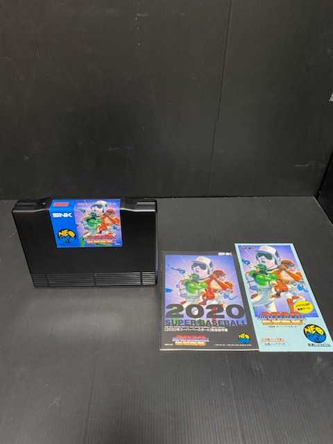 2020年スーパーベースボール NEOGEO ソフト SNK ネオジオ ROM 当時物 