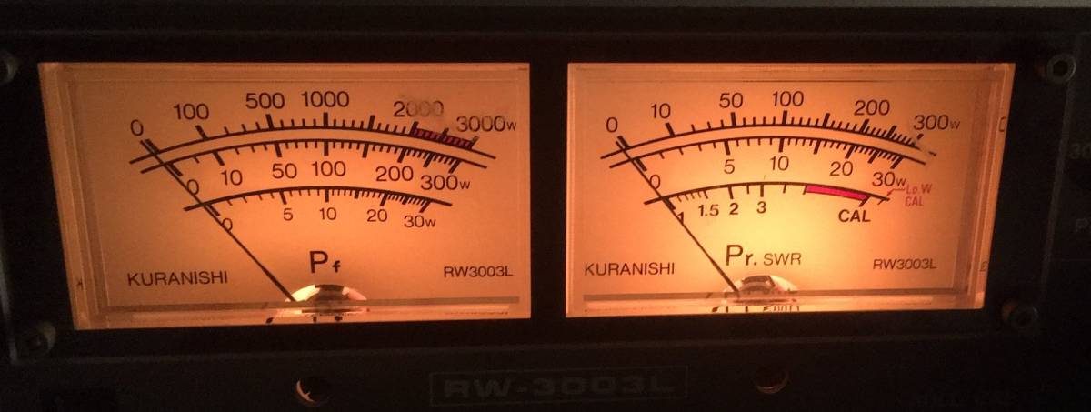 KURANISHI RW-3003L SWRワットメーター Yahoo!オークション & WATTMETER KURANISHIクラニシSWR ⁄RW-3003L
