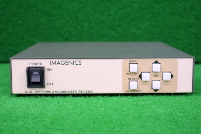△7001 IMAGENICS RGB入力-DVI出力フレームシンクロナイザ【RS-1530A