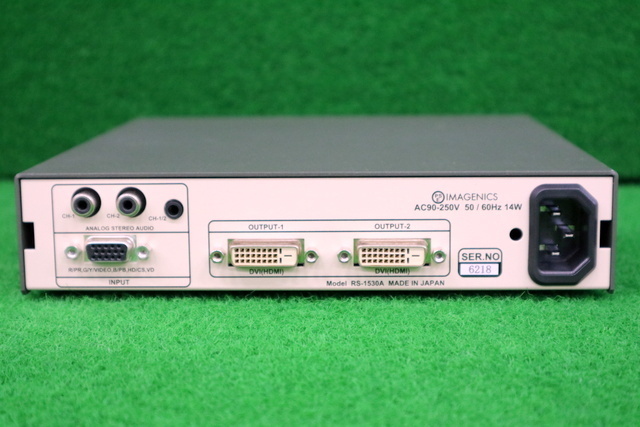 △7001 IMAGENICS RGB入力-DVI出力フレームシンクロナイザ【RS-1530A