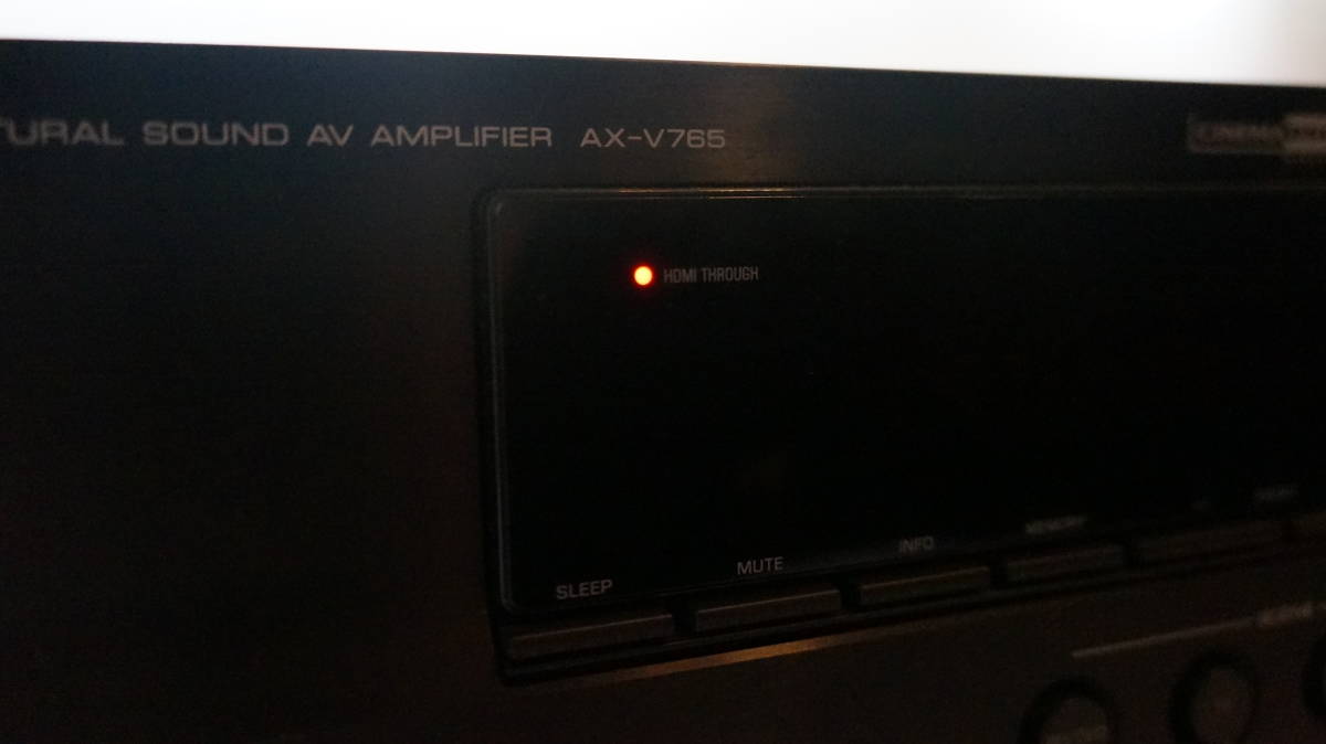 ジャンク】ヤマハ AVアンプ 7.1ch ブラック AX-V765 【公式通販】