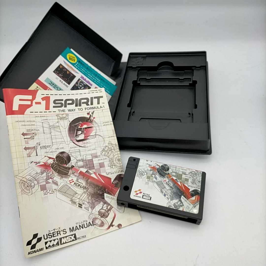 F-1 SPIRIT スピリット KONAMI コナミ レトロパソコンゲーム MSX Yahoo